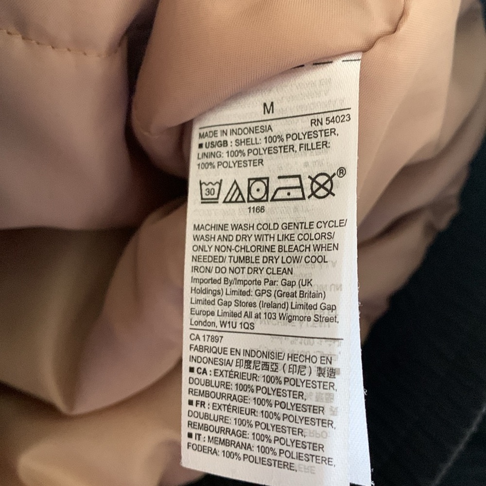 Gap Black Bomber-Type Jacket Size Medium - image 7